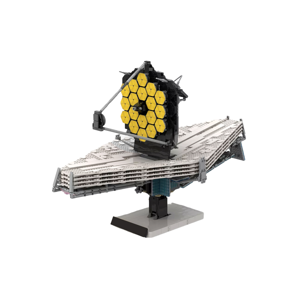 MOC-77613 James Webb Space Telescope (JWST) 1:25 Scale building blocks kit with compatible bricks