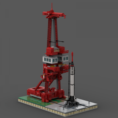 MOC-97680 Launch Complex 5 w/ Mercury-Redstone 1:110 building blocks space series bricks set
