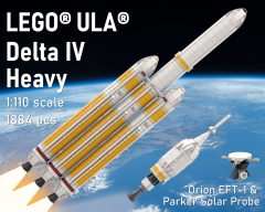 MOC Delta IV Heavy with Parker Solar Probe [Saturn V scale]