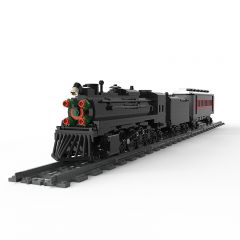 MOC The Polar Express Train building blocks kit with compatible bricks