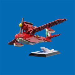 MOC-116736 Hayao Miyazaki Porco Rosso Savoia S21 1/28 building blocks series bricks set