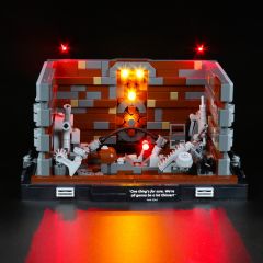 Death Star? Trash Compactor Diorama# Light Kit for 75339 easy version