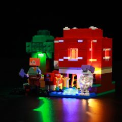 The Mushroom House#Lego Light Kit for 21179