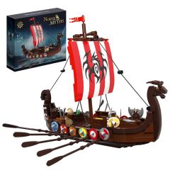 MOC-58275 Viking Longship Valheim including gift box and physical manual