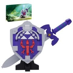 MOC Hylian Shield and Master Sword
