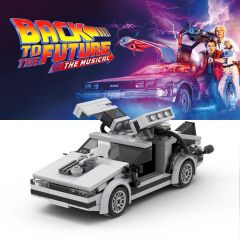 MOC-23436 Delorean from BACK TO THE FUTURE in minifig scale