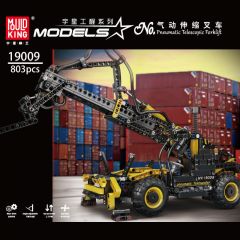 Mould King 19009 Pneumatic Telescopic Forklift