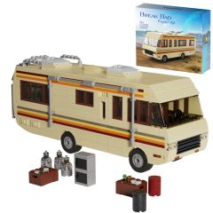 Breaking Bad Mobile Lab / RV Model with Interior and Paper Instruction MOC Building Toys Set 