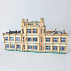 MOC-49130 Modular School building blocks architeture series bricks set free shipping