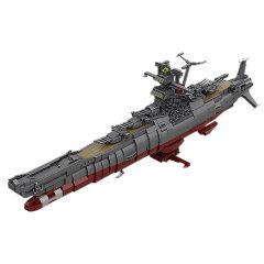 MOC-31693 Space Battleship Yamato building blocks kit with compatible bricks