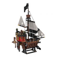 MOC-53448 Sky Pirates Skeleton Ship Alternative Build of LEGO Set 31109