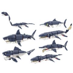 MOC-56298 Prehistoric Sea Creatures 31088 2 to 1 building blocks bricks set