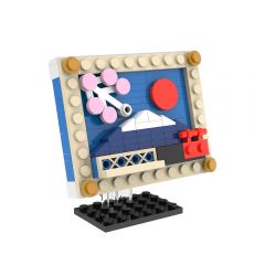 MOC Mount Fuji building blocks bricks set