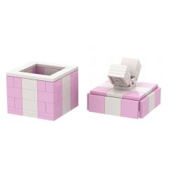 Exquisite small gift box-removable cover pink (4 left in stock)
