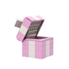 Exquisite small gift box-clamshell pink