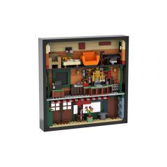 MOC 21319 FRIENDS Central Perk in photo frame