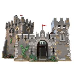 MOC-68151 Medieval  Lions' Castle building blocks historic themes bricks set 
