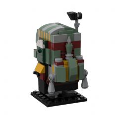 MOC Boba The Mandalorian Damage building blocks series bricks set