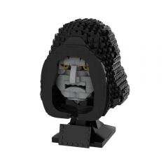 MOC Emperor Palpatine Bust - Helmet Collection Style building blocks series bricks set