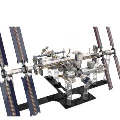 MOC-93305 International Space Station - 1:110 Scale - Historical Timeline 2021 building blocks kit with compatible bricks