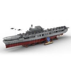 MOC-15594 The USS Enterprise CV-6 building blocks kit with compatible bricks