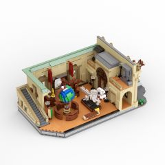 MOC Night at the Museum building blocks series bricks set