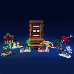 MOC-117295 Seasons In Time Calendar building blocks kit with compatible bricks