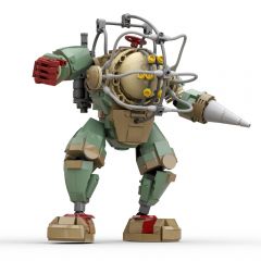 MOC BioShock Big Daddy building blocks series bricks set