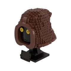 MOC-70376 Star War Jawa bust - Helmet Collection Style