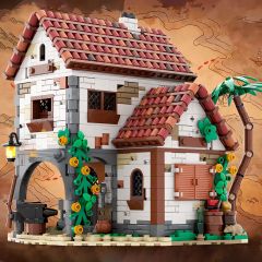 MOC-124328 Pirates Blacksmith`s House Pirates Series #4 building blocks kit with compatible bricks