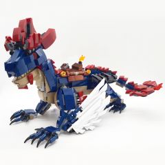 MOC-106666 Ark: Survival Evolved Rock Drake building blocks set with compatible bricks