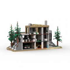 MOC The Architect's House building blocks kit with compatible bricks