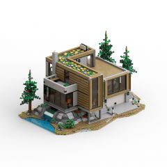 MOC The Architect's House building blocks series bricks set