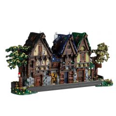 MOC-117629 Medieval Modular Street building blocks series bricks set