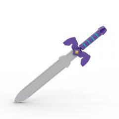 MOC The Legend of Zelda: Breath of the wild Master Sword building blocks game series bricks set