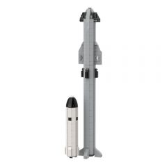 MOC-66505 1:320 Scale SpaceX Starships and Super Heavy building blocks space series bricks set