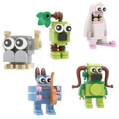MOC My Singing Monsters Mammott, Entbrat, Bowgart, Noggin and Furcorn building blocks game series bricks set