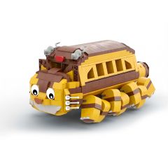 MOC My Neighbor Totoro CatBus building blocks animation series bricks set