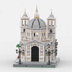 MOC-79460 Santa Maria Della Salute building blocks kit with compatible bricks