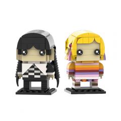 MOC-134981 Wednesday and Enid - Netflix Serial Characters of the series Wednesday building blocks TV show bricks set
