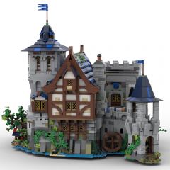 MOC-132661 Black Falcon's Fortress - Classic Castle