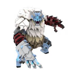 MOC-138422 Monster Hunter Goss Harag building blocks creature series bricks set