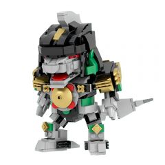 MOC Mighty Morphin Power Rangers MMPR Dragonzord building blocks animation series bricks set