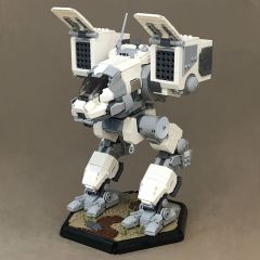 MOC BattleTech Catapult Mech building blocks kit with compatible bricks