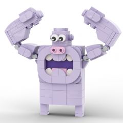 Garten of Banban 3 Hunky Jake building blocks kit with compatible bricks