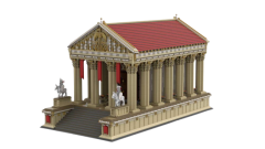 MOC-136729 Ancient Roman Temple