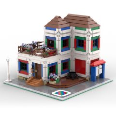 MOC-75865 Tarrey Town Inspired Modular from The Legend of Zelda: Tears of the Kingdom