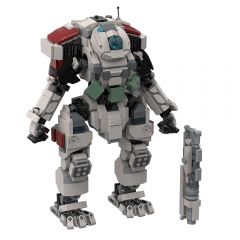 MOC-74288 Scorch Titan from Titanfall 2 building blocks set with compatible bricks