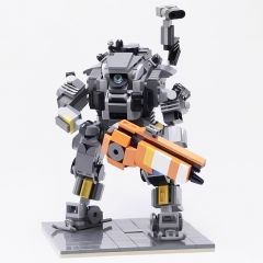 MOC Titanfall 2 Ion-class Titan building blocks set with compatible bricks