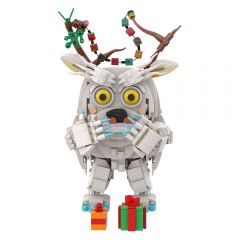 MOC Yeti toy Snow monsters building blocks kit with compatible bricks
